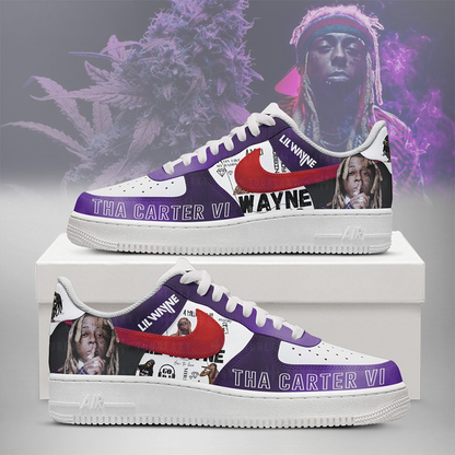 LIMITED EDITION - NEW CUSTOMIZED LIL WAYNE AF1 SHOES