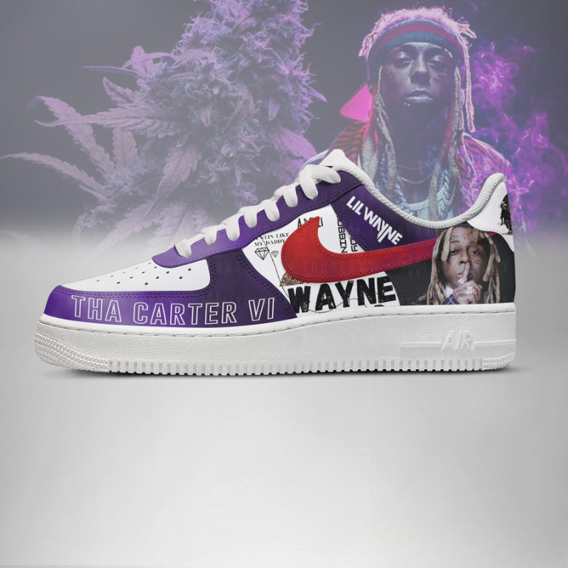 LIMITED EDITION - NEW CUSTOMIZED LIL WAYNE AF1 SHOES