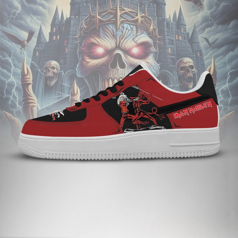 LIMITED EDITION - NEW CUSTOMIZED IRON MAIDEN AF1 SHOES