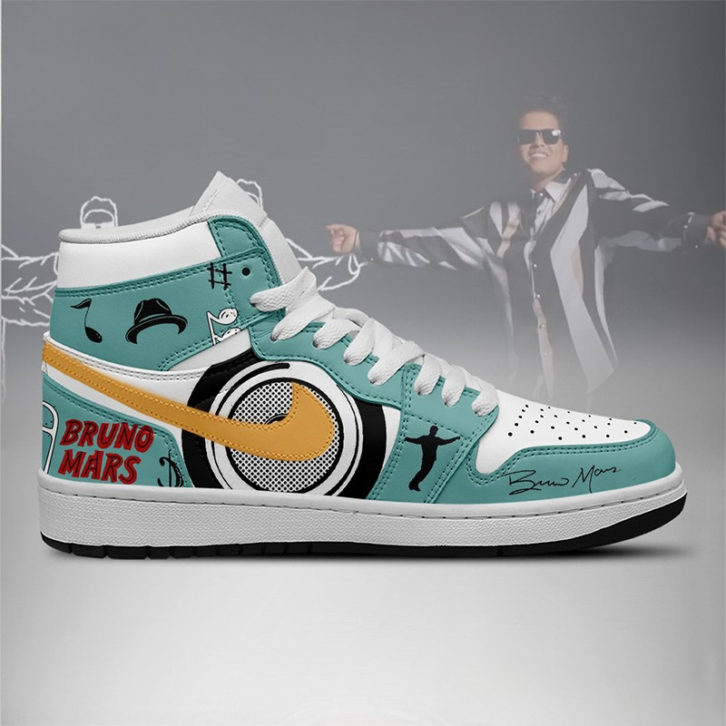 LIMITED EDITION - NEW CUSTOMIZED BRUNO MARS AIR JORDAN SHOES