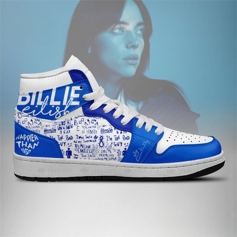 LIMITED EDITION - NEW CUSTOMIZED BILLIE EILISH AIR JORDAN SHOES