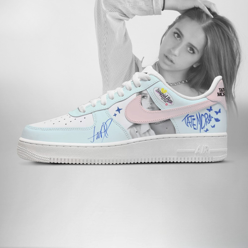 LIMITED EDITION - NEW CUSTOMIZED TATE MCRAE AF1 SHOES