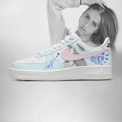LIMITED EDITION - NEW CUSTOMIZED TATE MCRAE AF1 SHOES