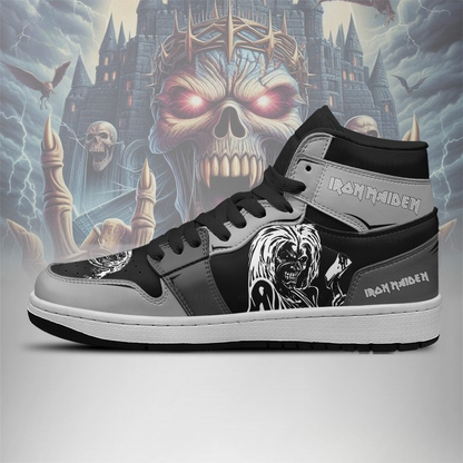 LIMITED EDITION - NEW CUSTOMIZED IRON MAIDEN AIR JORDAN SHOES