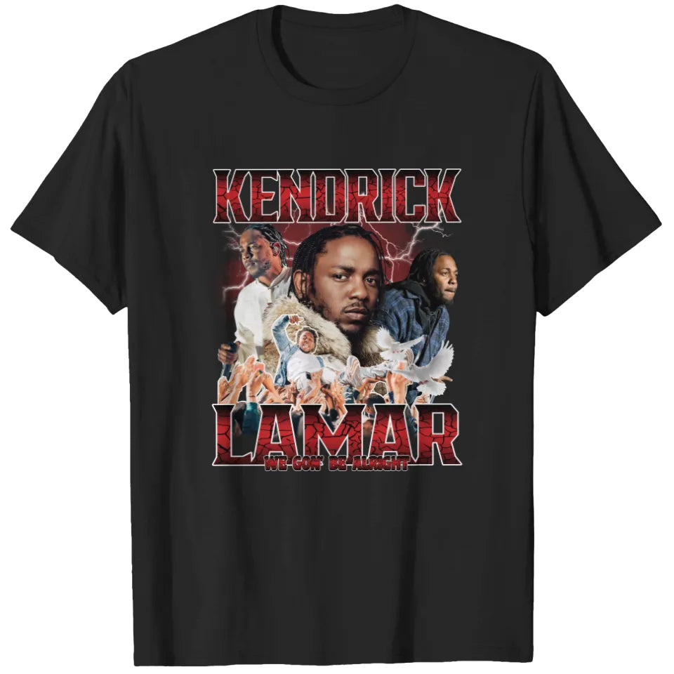 LIMITED EDITION - NEW CUSTOMIZED KENDRICK LAMAR T-SHIRT | MULTIPLE COLORS AVAILABLE