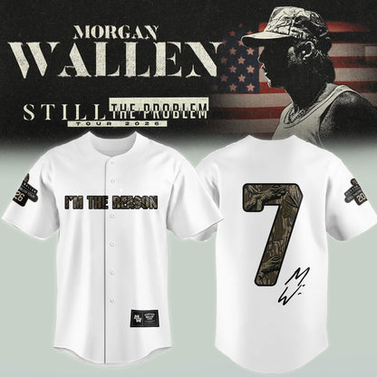 LIMITED EDITION - NEW CUSTOMIZED MORGAN WALLEN BASEBALL JERSEY