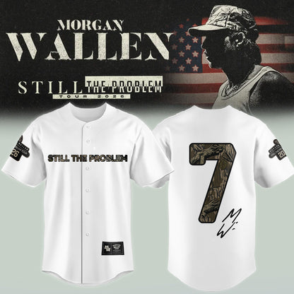 LIMITED EDITION - NEW CUSTOMIZED MORGAN WALLEN BASEBALL JERSEY