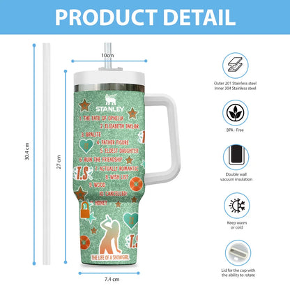 LIMITED EDITION - NEW CUSTOMIZED TAYLOR SWIFT 40 Oz TUMBLER