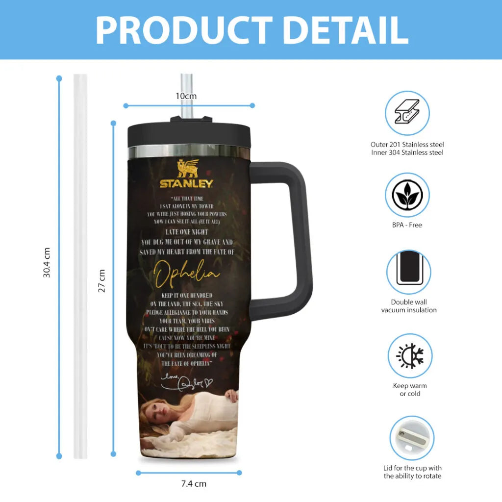 LIMITED EDITION - NEW CUSTOMIZED TAYLOR SWIFT 40 Oz TUMBLER