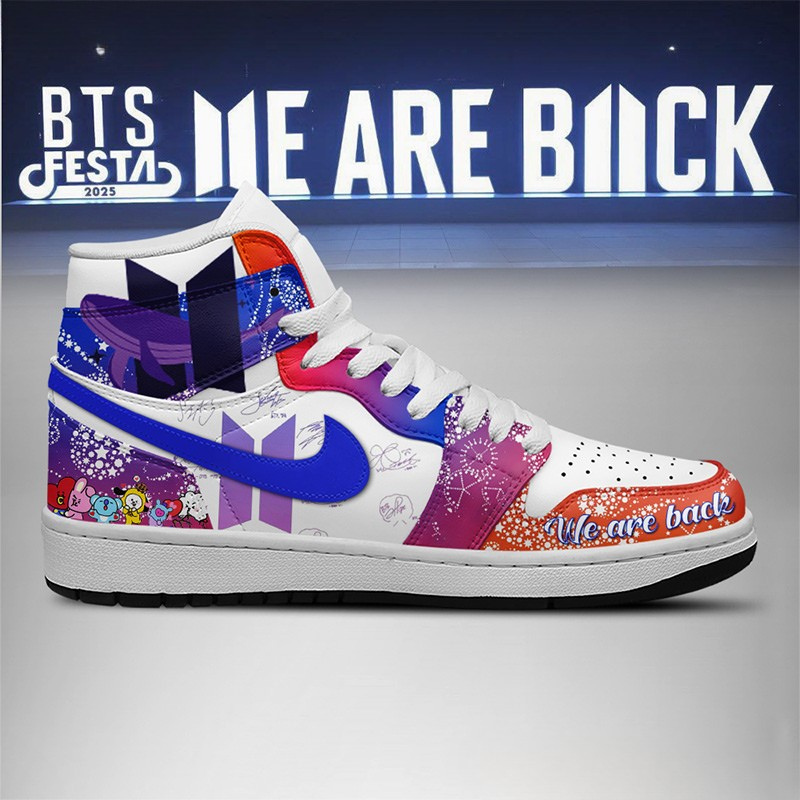 LIMITED EDITION - BTS COMEBACK WORLD TOUR AIR JORDAN SHOES