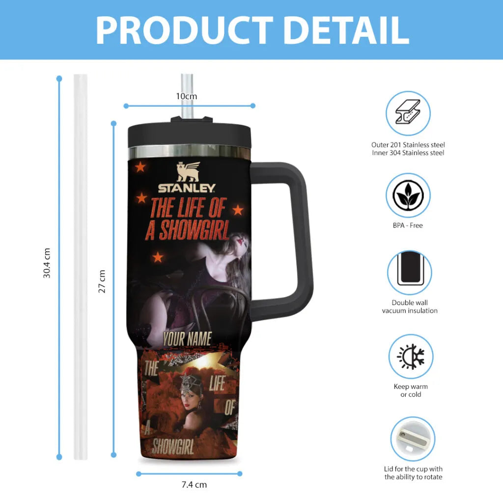 LIMITED EDITION - NEW CUSTOMIZED TAYLOR SWIFT 40 Oz TUMBLER