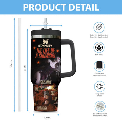 LIMITED EDITION - NEW CUSTOMIZED TAYLOR SWIFT 40 Oz TUMBLER