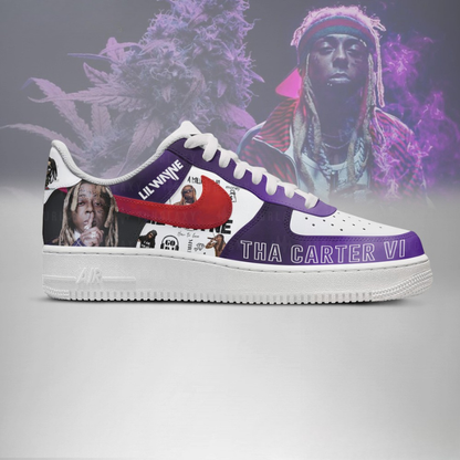 LIMITED EDITION - NEW CUSTOMIZED LIL WAYNE AF1 SHOES