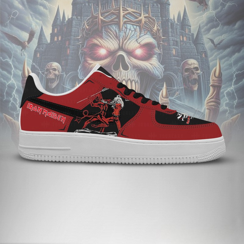 LIMITED EDITION - NEW CUSTOMIZED IRON MAIDEN AF1 SHOES