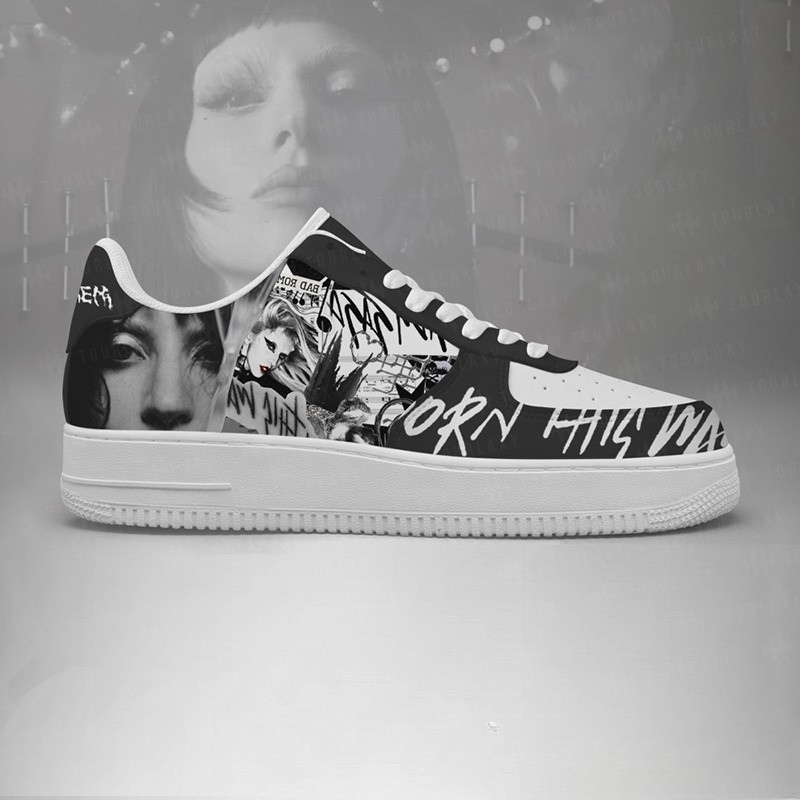 LIMITED EDITION - NEW CUSTOMIZED LADY GAGA AF1 SHOES