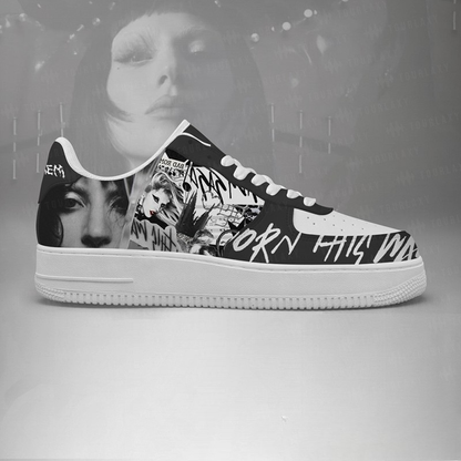 LIMITED EDITION - NEW CUSTOMIZED LADY GAGA AF1 SHOES