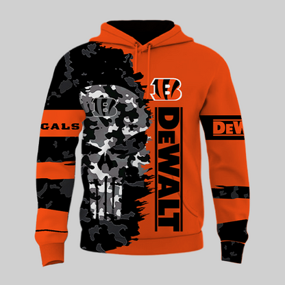 LIMITED EDITION - NEW CUSTOMIZED NFL16 CCB CINCINNATI BENGALS DEWALT UNISEX T-SHIRT, POLO, HOODIE & JACKETS