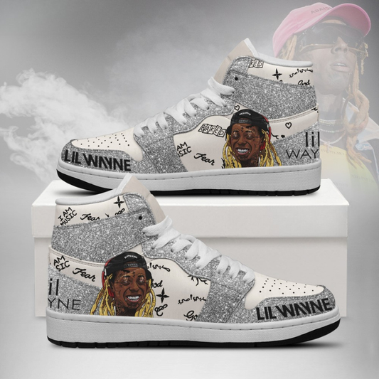 LIMITED EDITION - NEW CUSTOMIZED LIL WAYNE AIR JORDAN SHOES