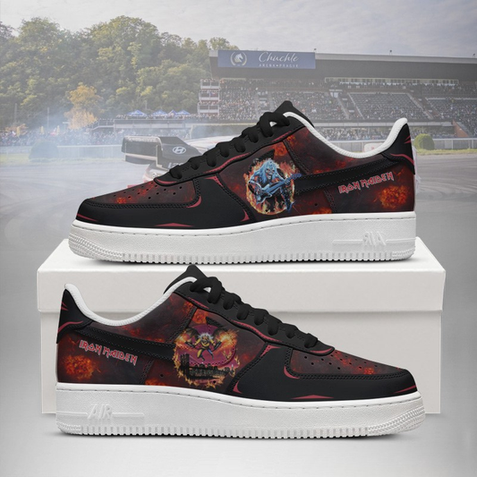 LIMITED EDITION - NEW CUSTOMIZED IRON MAIDEN AF1 SHOES