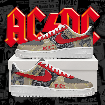 LIMITED EDITION - NEW CUSTOMIZED AC/DC AF1 SHOES