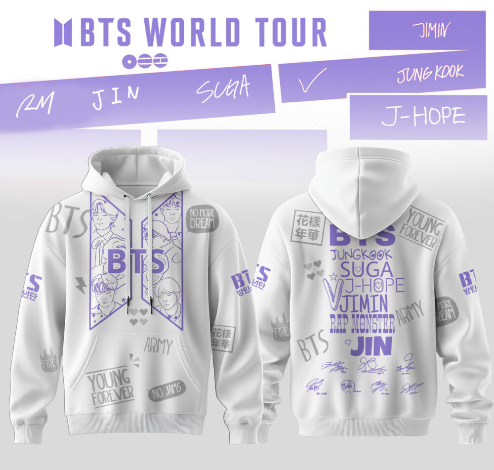 LIMITED EDITION - BTS COMEBACK WORLD TOUR APPAREL