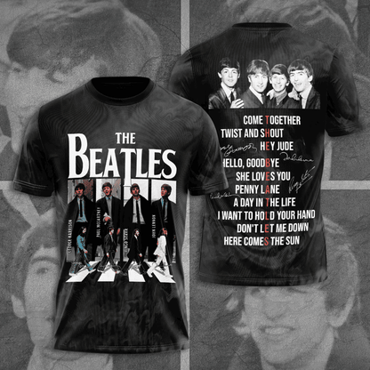LIMITED EDITION - NEW CUSTOMIZED THE BEATLES T-SHIRT, HOODIE, ZIP HOODIE