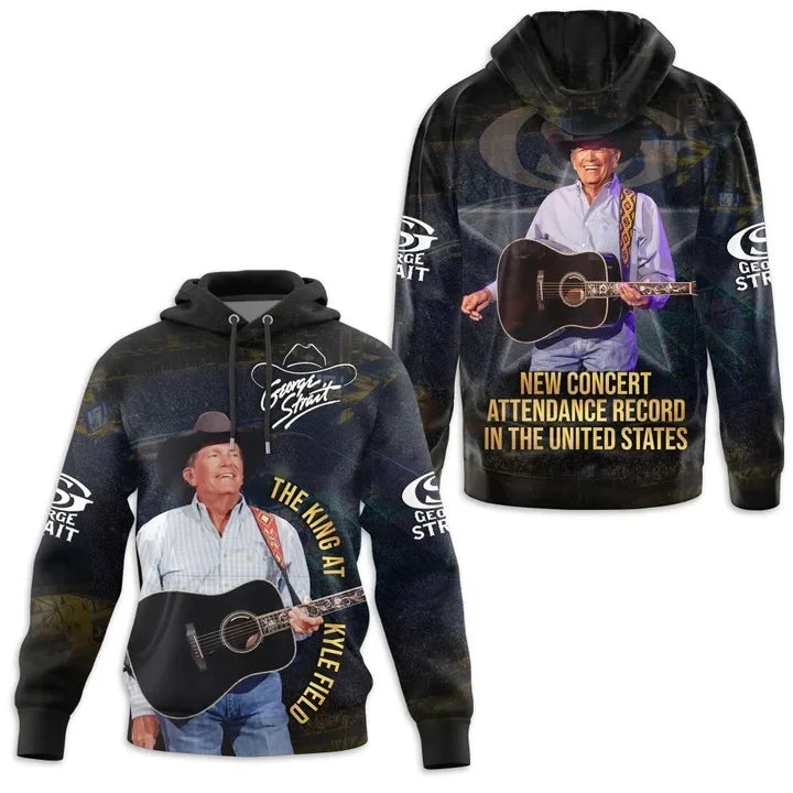 LIMITED EDITION - NEW CUSTOMIZED GEORGE STRAIT T-SHIRT, HOODIE, ZIP HOODIE