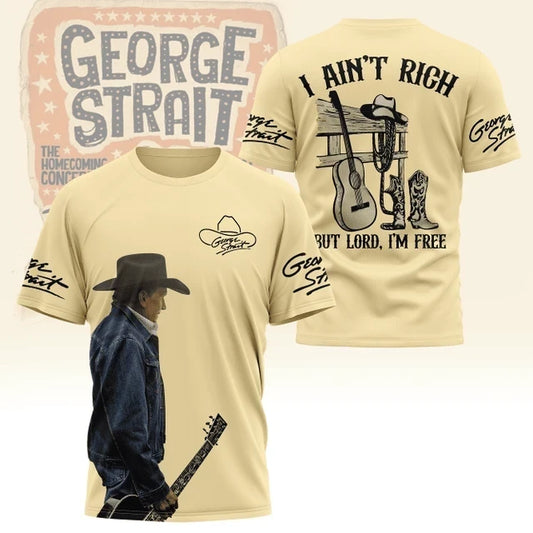 LIMITED EDITION - NEW CUSTOMIZED GEORGE STRAIT T-SHIRT, HOODIE, ZIP HOODIE