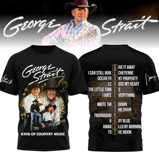LIMITED EDITION - NEW CUSTOMIZED GEORGE STRAIT T-SHIRT, HOODIE, ZIP HOODIE