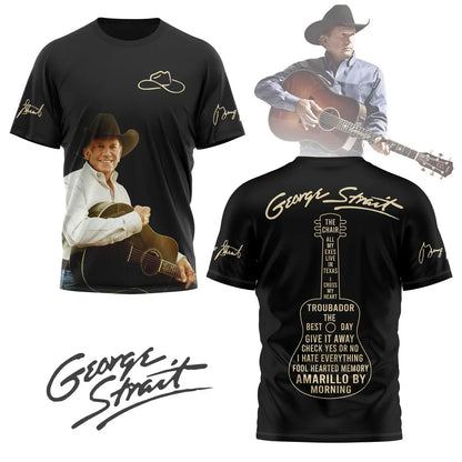 LIMITED EDITION - NEW CUSTOMIZED GEORGE STRAIT T-SHIRT, HOODIE, ZIP HOODIE