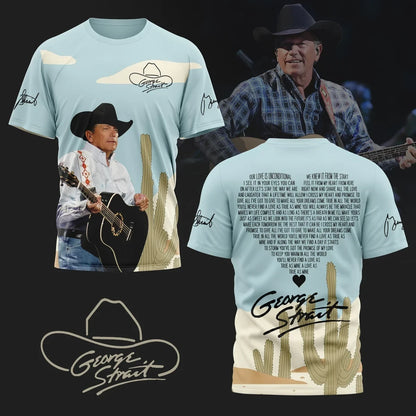 LIMITED EDITION - NEW CUSTOMIZED GEORGE STRAIT T-SHIRT, HOODIE, ZIP HOODIE