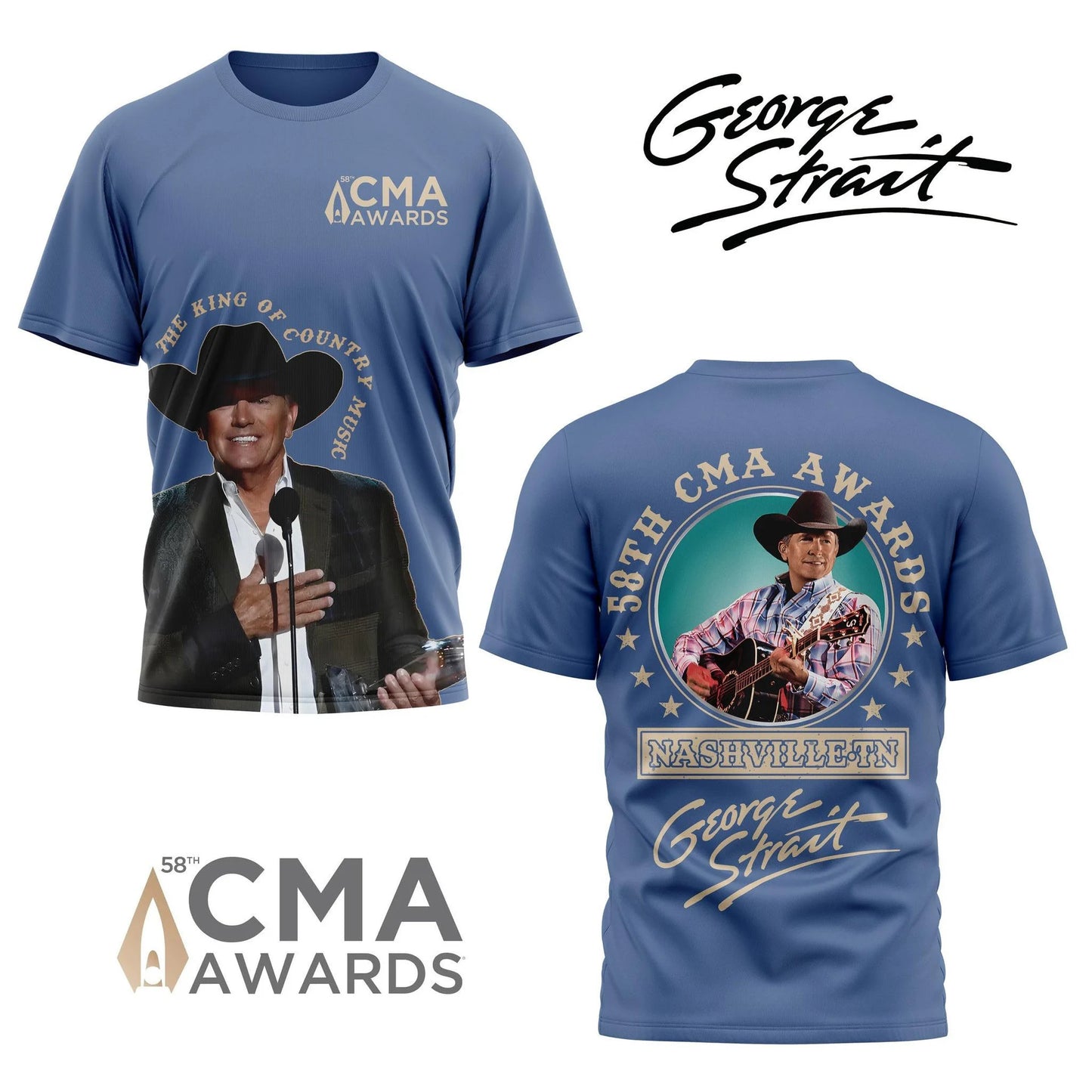 LIMITED EDITION - NEW CUSTOMIZED GEORGE STRAIT T-SHIRT, HOODIE, ZIP HOODIE