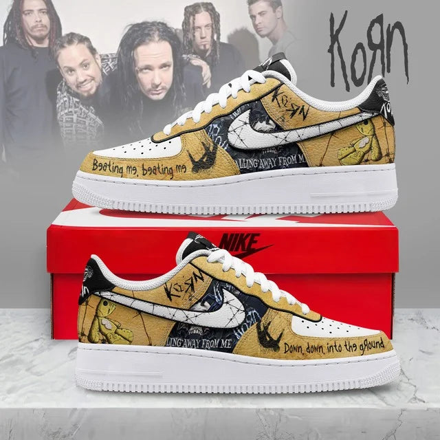 LIMITED EDITION - NEW CUSTOMIZED KORN AF1 SHOES