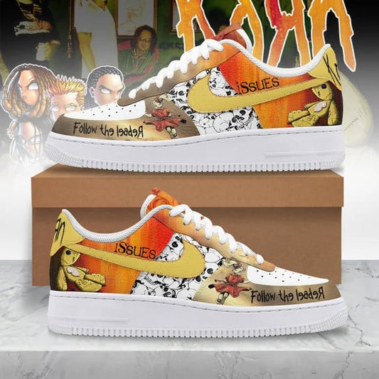 LIMITED EDITION - NEW CUSTOMIZED KORN AF1 SHOES