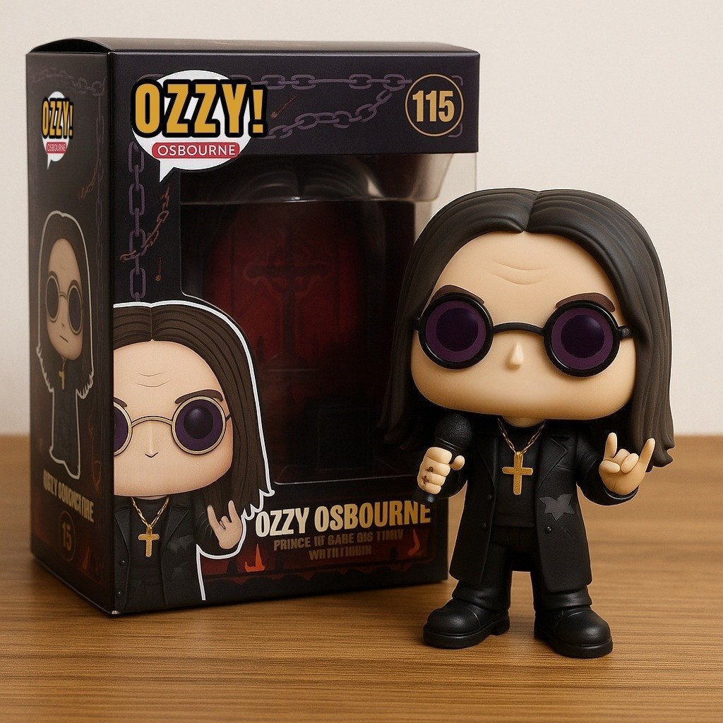 NEW PREMIUM BLACK SABBATH X OZZY OSBOURNE ACRYLIC BLOCK PLAQUE GIFT