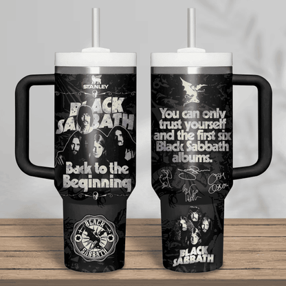 LIMITED EDITION - NEW CUSTOMIZED BLACK SABBATH 40 OZ TUMBLER PERFECT GIFT FOR FAN