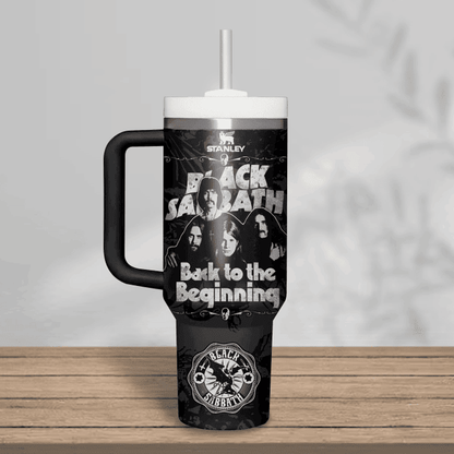 LIMITED EDITION - NEW CUSTOMIZED BLACK SABBATH 40 OZ TUMBLER PERFECT GIFT FOR FAN