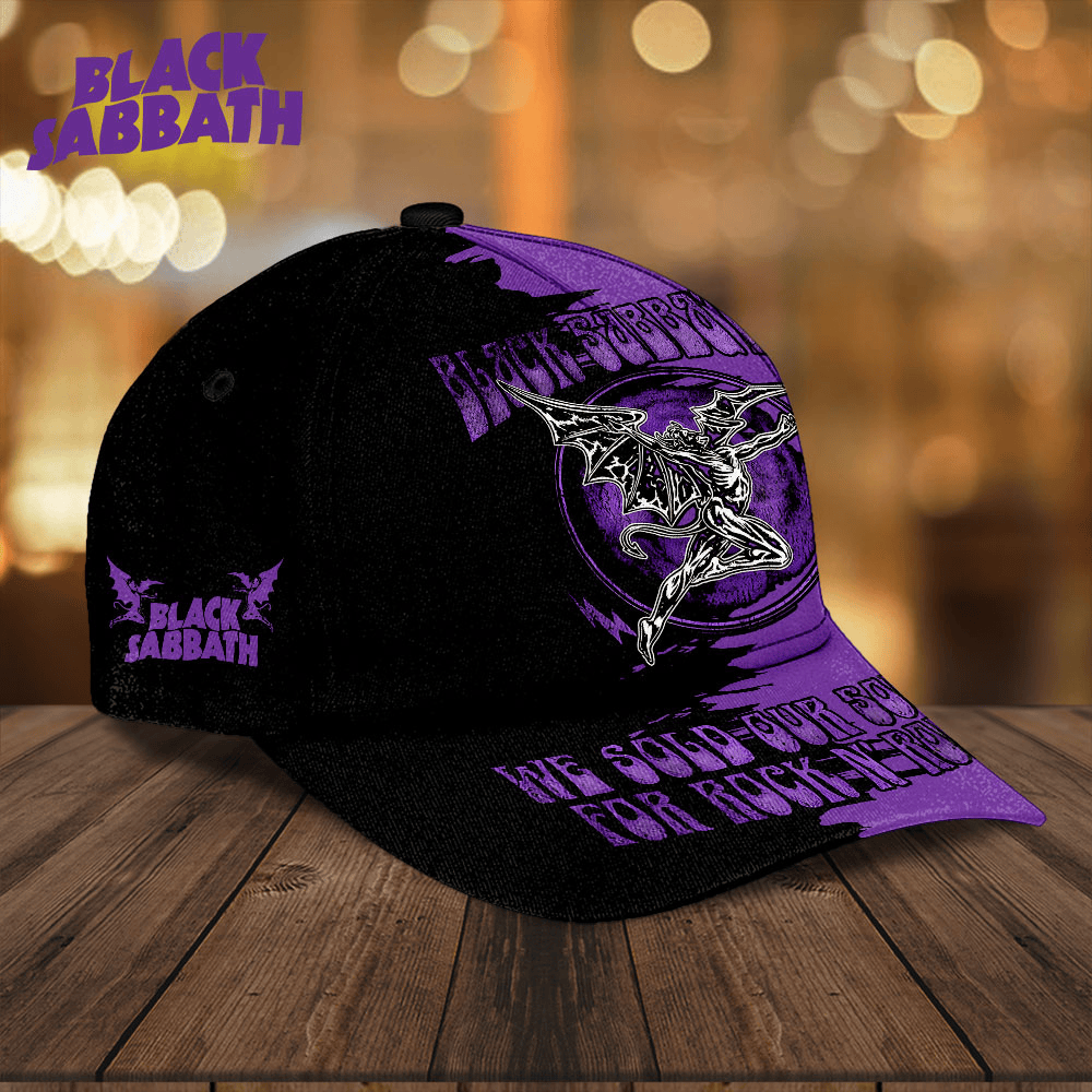 LIMITED EDITION - NEW CUSTOMIZED BLACK SABBATH CLASSIC CAP