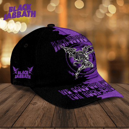 LIMITED EDITION - NEW CUSTOMIZED BLACK SABBATH CLASSIC CAP