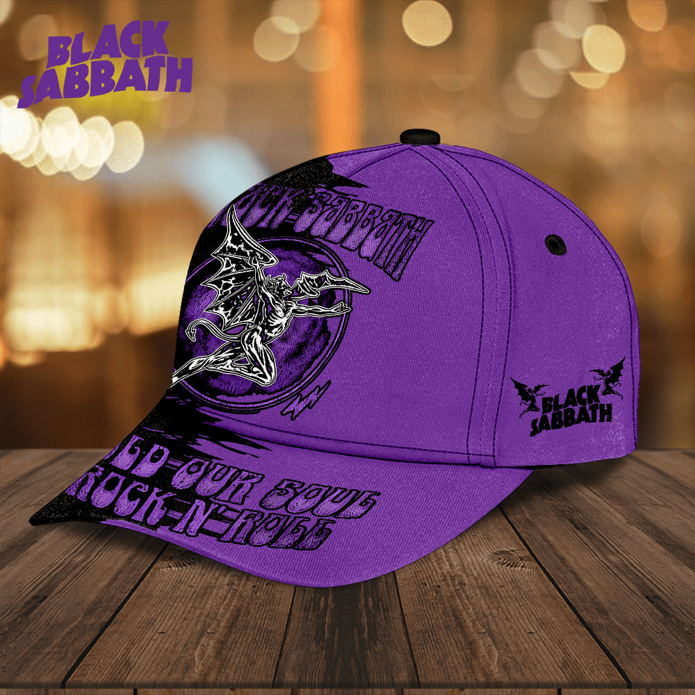 LIMITED EDITION - NEW CUSTOMIZED BLACK SABBATH CLASSIC CAP