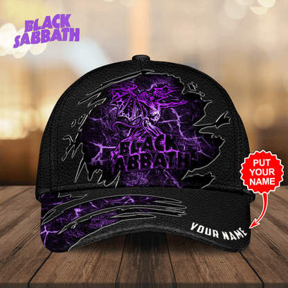 LIMITED EDITION - NEW CUSTOMIZED BLACK SABBATH CLASSIC CAP
