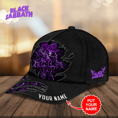 LIMITED EDITION - NEW CUSTOMIZED BLACK SABBATH CLASSIC CAP