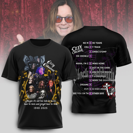 LIMITED EDITION - NEW CUSTOMIZED BLACK SABBATH x OZZY OSBOURNE T-SHIRT, HOODIE, ZIP HOODIE