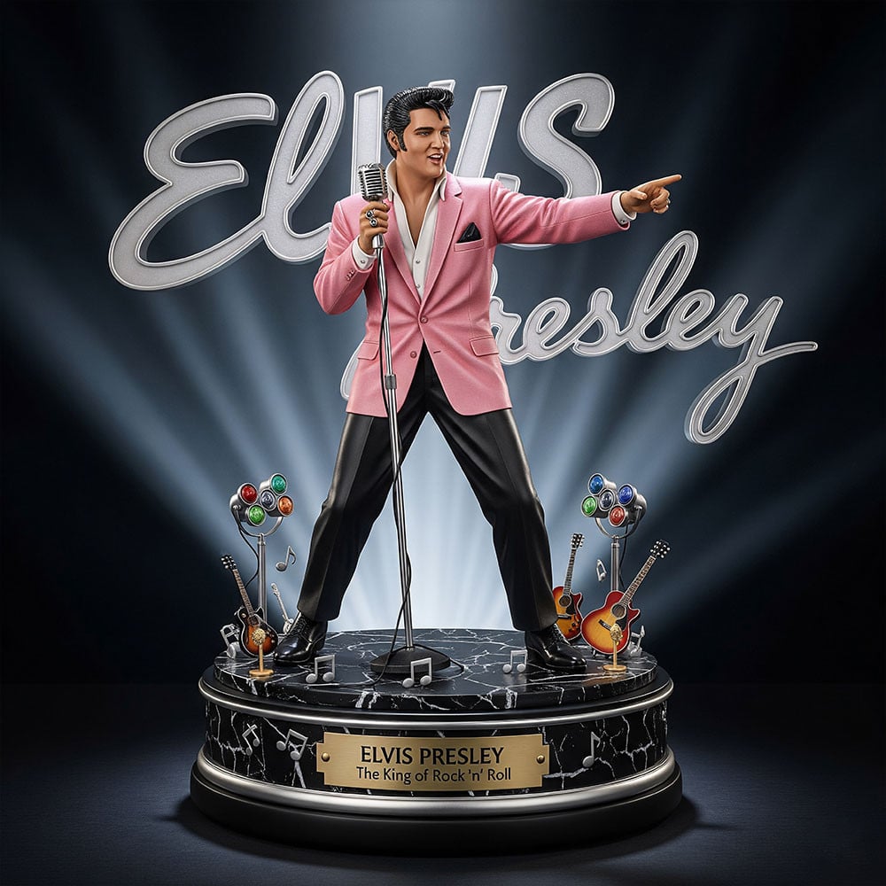 LIMITED EDITION - NEW CUSTOMIZED ELVIS PRESLEY ACRYLIC PLAQUE