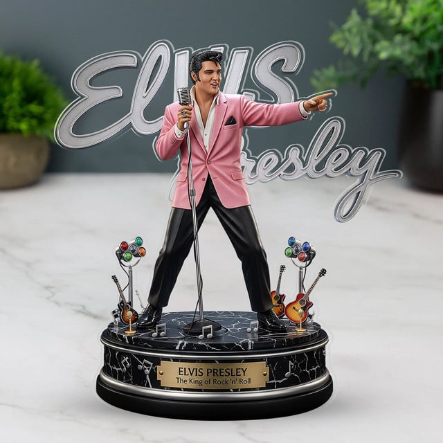 LIMITED EDITION - NEW CUSTOMIZED ELVIS PRESLEY ACRYLIC PLAQUE