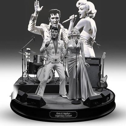 LIMITED EDITION - NEW CUSTOMIZED ELVIS PRESLEY ACRYLIC PLAQUE