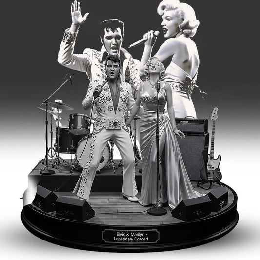 LIMITED EDITION - NEW CUSTOMIZED ELVIS PRESLEY ACRYLIC PLAQUE