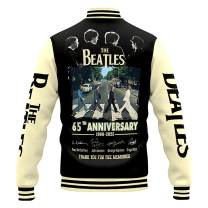 LIMITED EDITION - NEW CUSTOMIZED THE BEATLES SATIN VARSITY & BASEBALL JACKET