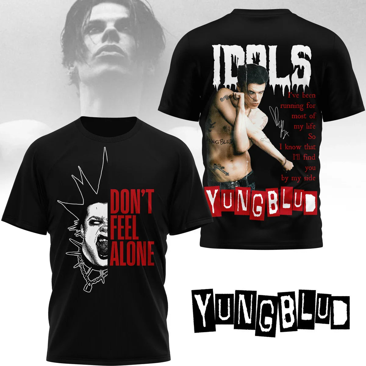 LIMITED EDITION - NEW CUSTOMIZED YUNGBLUD T-SHIRT, HOODIE, ZIP HOODIE
