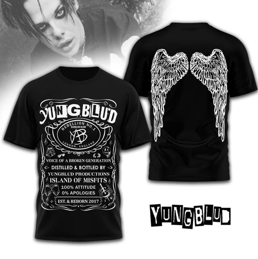 LIMITED EDITION - NEW CUSTOMIZED YUNGBLUD T-SHIRT, HOODIE, ZIP HOODIE